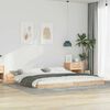 vidaXL Bed Frame Brown 180 x 200 cm Solid Pine Wood