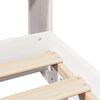 vidaXL Bed Frame without Mattress White 140x200 cm Solid Wood Pine
