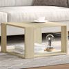vidaXL Coffee Table Sonoma Oak 51.5x51.5x30 cm Engineered Wood