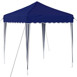 vidaXL Pop-up Party Tent 195 x 195 x 245 cm Blue Oxford Fabric