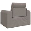 vidaXL Sofa Bed Taupe 98 x 71 x 83 cm Velvet