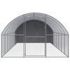 vidaXL Outdoor Chicken Coop 3x8x2 m Galvanised Steel