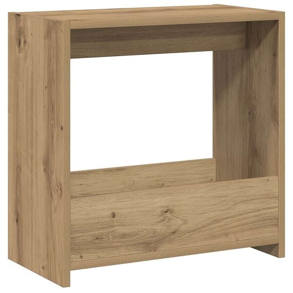 vidaXL Side Table Artisan Oak 50x26x50 cm Engineered Wood
