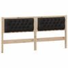 vidaXL Headboard Other Brown and black 160 cm Solid pine wood