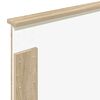 vidaXL Bed Frame with Headboard Sonoma Oak 90 x 190 cm Engineered Wood