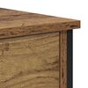 vidaXL Bedside Table Old Wood 34 x 35.5 x 45 cm Engineered Wood