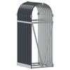vidaXL Log Holder Anthracite 40x45x100 cm Galvanised Steel