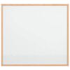 vidaXL Magnetic Whiteboard with Solid Pine Wood Frame 60x55 cm