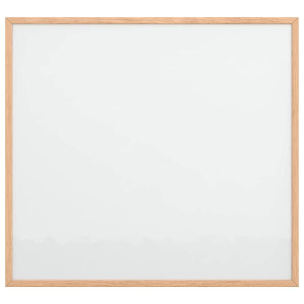 vidaXL Magnetic Whiteboard with Solid Pine Wood Frame 60x55 cm