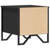 vidaXL Bedside Cabinets 2 pcs Black 40x30x40 cm Engineered Wood