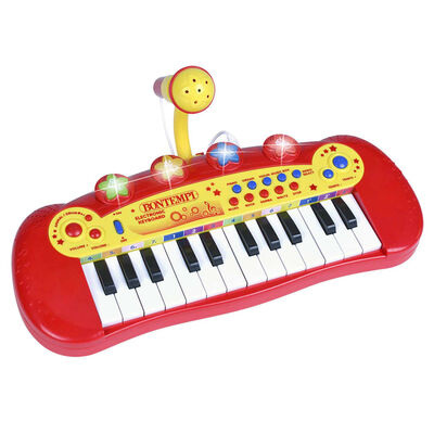 Bontempi Toy Electronic Keyboard with Microphone 24 Key