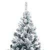 vidaXL Artificial Christmas Tree with 300 LEDs with Stand Green 180 cm
