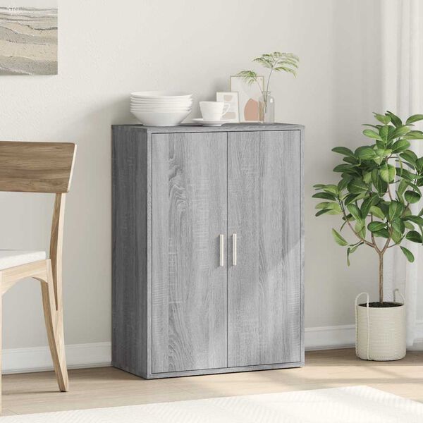 vidaXL Sideboard Grey Sonoma 60x31x84 cm Engineered Wood