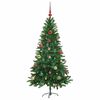 vidaXL Christmas Tree with 150 LEDs with Stand Green 150 cm PE