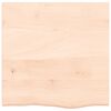 vidaXL Bathroom Countertop 60x60x(2-4) cm Untreated Solid Wood