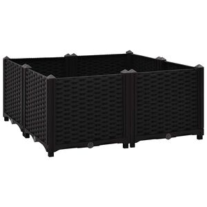vidaXL Raised Bed 80x80x38 cm Polypropylene