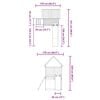 vidaXL Outdoor Playset Solid Wood Pine