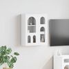 vidaXL Hanging Cabinet White 59 x 20 x 71.5 cm Engineered Wood