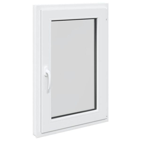 vidaXL Basement Window RISOR 60x90 cm Tilt&Turn DIN Right White