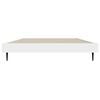 vidaXL Bed Frame without Mattress White 90x190 cm Single Engineered Wood
