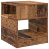 vidaXL End Table 2 pcs Old Wood 40.5 x 40 x 45 cm Engineered Wood