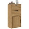 vidaXL Side Cabinet with Drawers ODDA 40x24x79 cm Solid Wood Pine