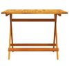 vidaXL Garden Dining Set Folding 5 pcs Brown Solid acacia wood