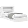 vidaXL Bed Frame with Storage White 80 x 200 cm Engineered Wood