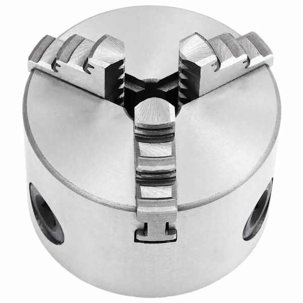 vidaXL 3 Jaw Self-Centering Lathe Chuck 80 mm Steel