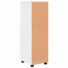 vidaXL Bathroom Cabinet with Storage High Gloss White 30 x 35 x 95 cm