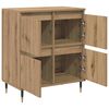 vidaXL Storage Cabinet 2 pcs Artisan Oak 60 x 35 x 70 cm