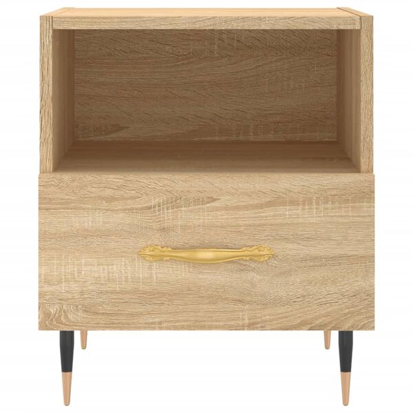 vidaXL Bedside Cabinet Sonoma Oak 40x35x47.5 cm Engineered Wood