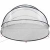 vidaXL Pool Dome Folding Manual Transparent 430 x 430 x 210 cm PVC