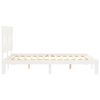 vidaXL Bed Frame without Mattress White 160x200 cm Solid Wood Pine