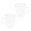 HI Cappuccino Glass Set 2 pcs 270 ml Transparent