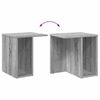 vidaXL End Table Grey Sonoma 37 x 32 x 40 cm Engineered Wood