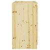 vidaXL Side Cabinet 60x36x65 cm Solid Firwood