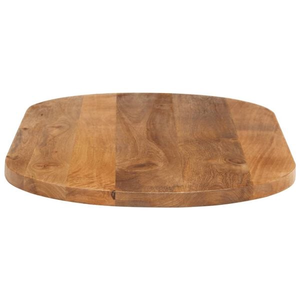 vidaXL Table Top 80x40x3.8 cm Oval Solid Wood Mango