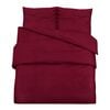 vidaXL Duvet Cover Set Bordeaux 260x240 cm Cotton