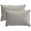 vidaXL Cushion Cover 2 pcs HOUTEN Grey 30 x 50 cm Polyester