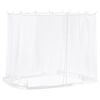 vidaXL Mosquito Net for Gazebo 220 Mesh 220 mesh White 2 x 2 x 2 m