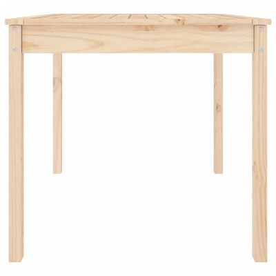 vidaXL Garden Table 82.5x82.5x76 cm Solid Wood Pine