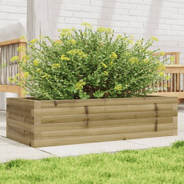 vidaXL Garden Planter 90x40x23 cm Impregnated Wood Pine