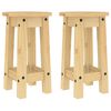 vidaXL Bar Stools 2 pcs Solid Wood Pine