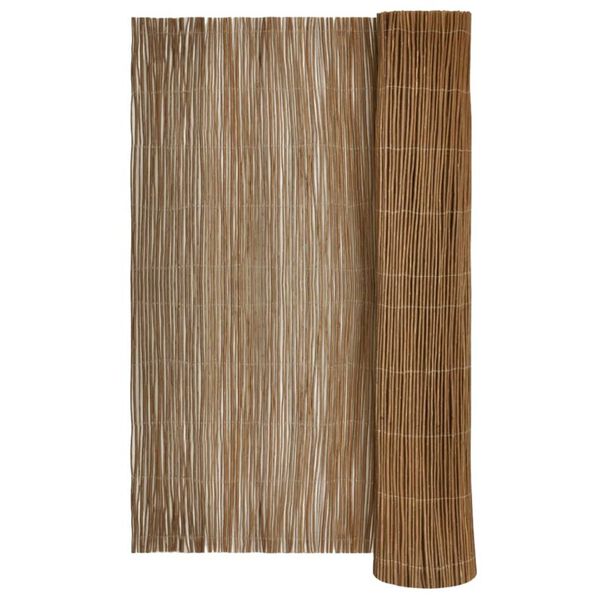 vidaXL Willow Fence Natural 150 x 300 cm Willow