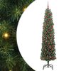 vidaXL Artificial Christmas Tree with 300 LEDs with Stand Green 180 cm
