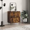 vidaXL Sideboard Smoked Oak 60x35x70 cm Engineered Wood