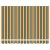 vidaXL Retractable Awning Manual Green and yellow 300 x 250 cm