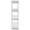 vidaXL Book Cabinet/Room Divider White 100x30x123.5 cm