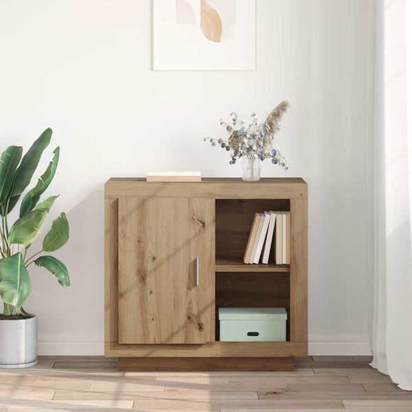 vidaXL Sideboard Artisan Oak 80 x 40 x 75 cm Engineered Wood